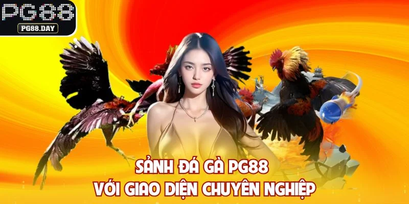 Sảnh đá gà PG88 với giao diện chuyên nghiệp